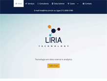 Tablet Screenshot of liria.com.br